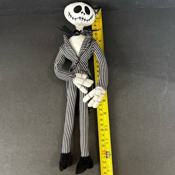 The Nightmare Before Christmas Jack Skellington 13” Plush Doll Pre-owned - Picture 4 of 7
